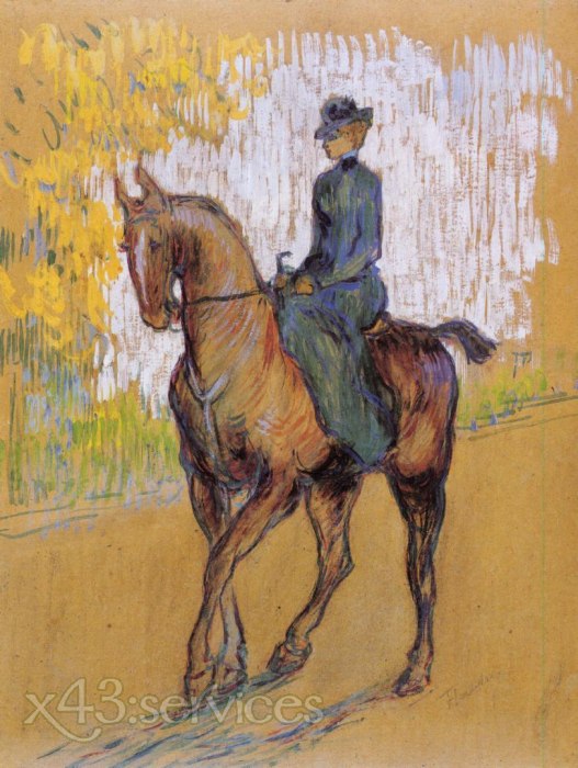 Henri de Toulouse-Lautrec - Damensattel - Side Saddle